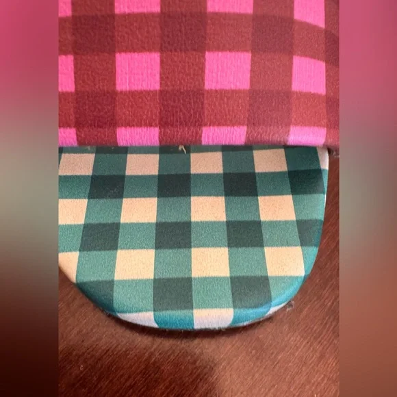 J. Crew Multicolor Gingham Block Heel Sandals - Picture 8 of 10